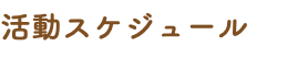 活動スケジュール